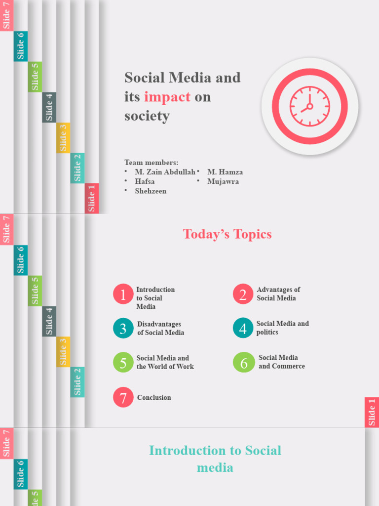 Social Media's Impact on Society | PDF | Popular Culture & Media ...