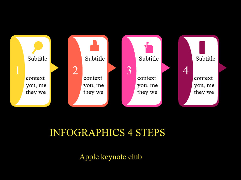 Infographic 4 Stpes | PDF | Foreign Language Studies | Computers