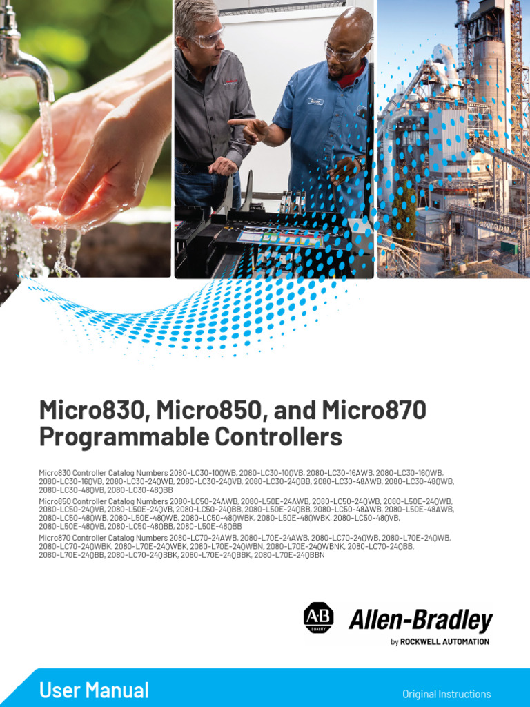 Micro800 Controllers User Manual | PDF | Osi Model | Hazards