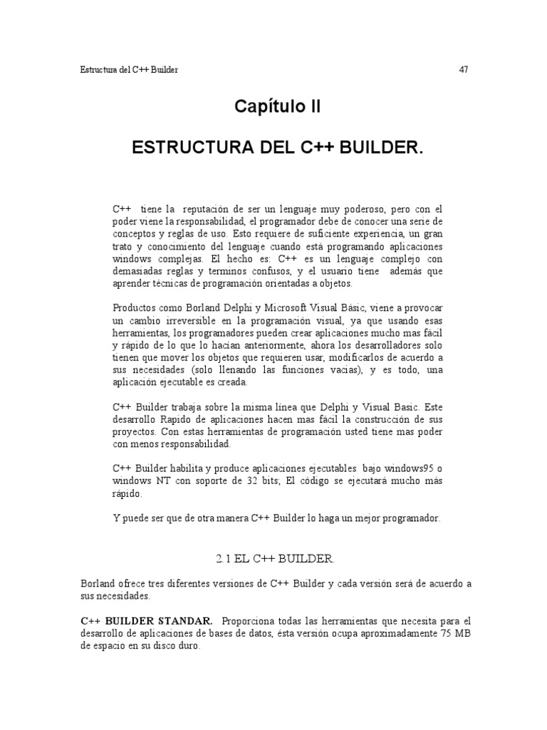 Libro Builder C++ | PDF | C ++ | Point and Click