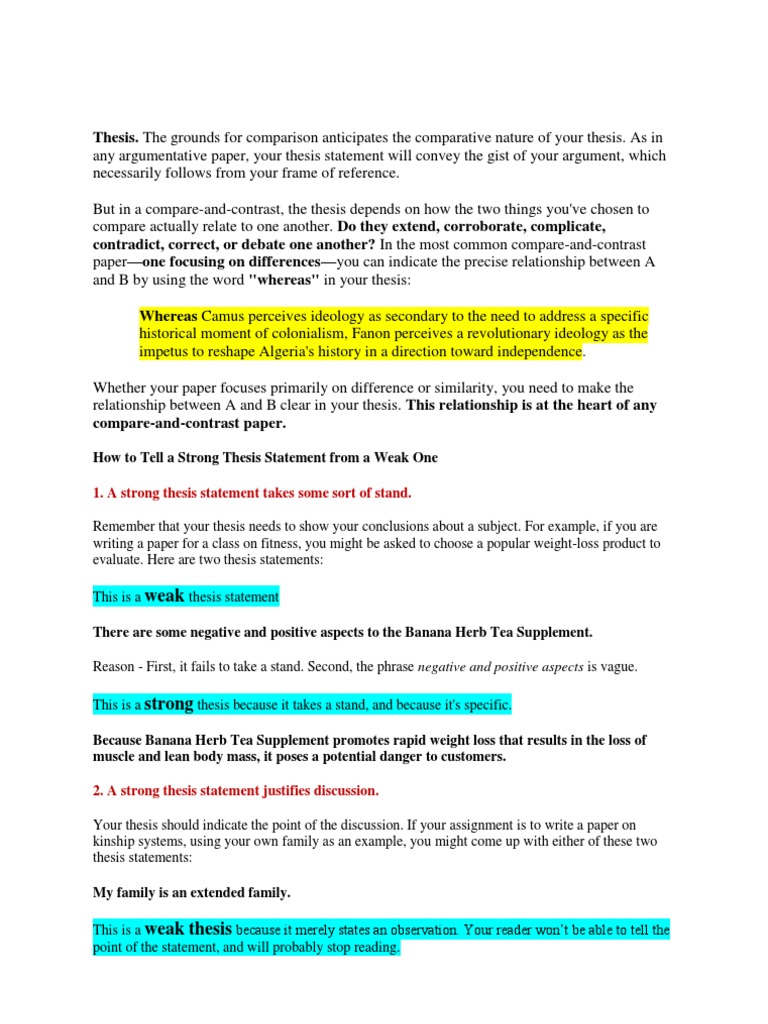 Tell thesis statement picture