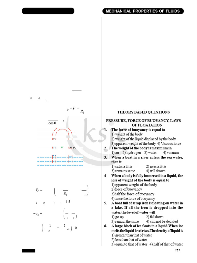 Pages From FLUIDS | PDF | Drop (Liquid) | Buoyancy
