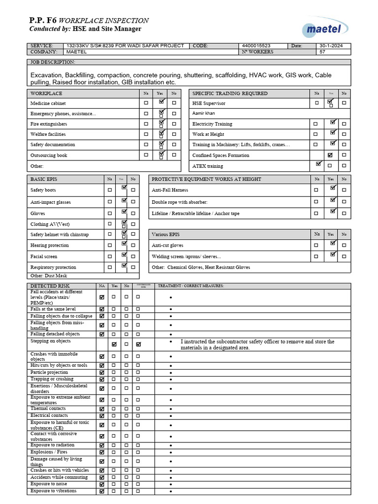 P.P. F6 SSL Inspection Hse 30-1-2024 | PDF