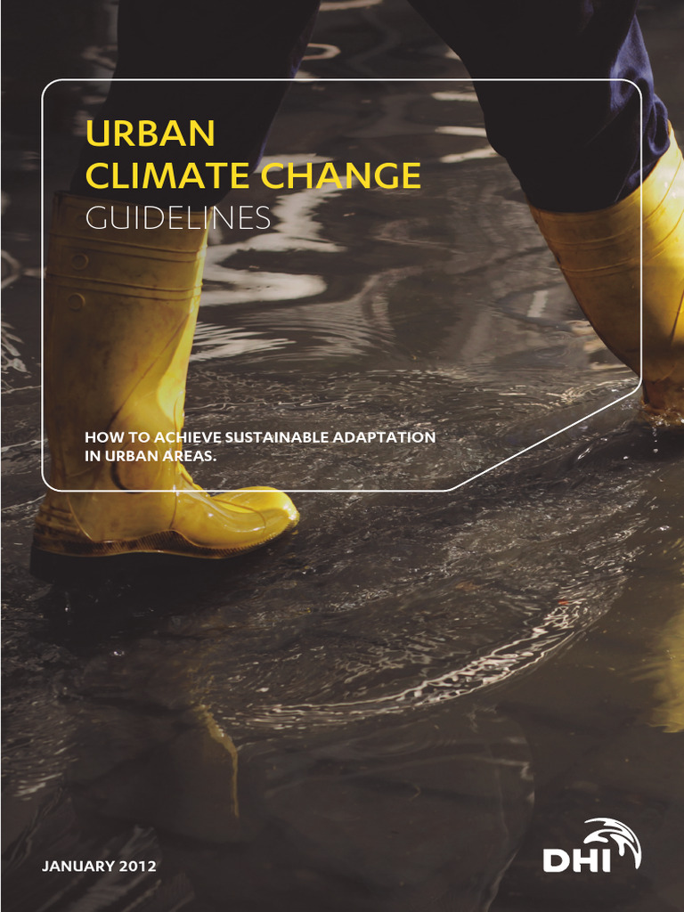 03 Dhi Urban Climate Change Guidelines Pdf Flood Risk Management