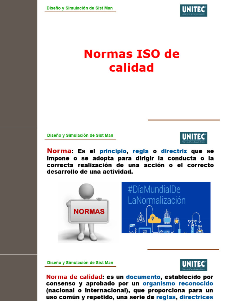 Sesión 11 Normas de Calidad ISO | PDF | Calidad (comercial) | Sistema ...
