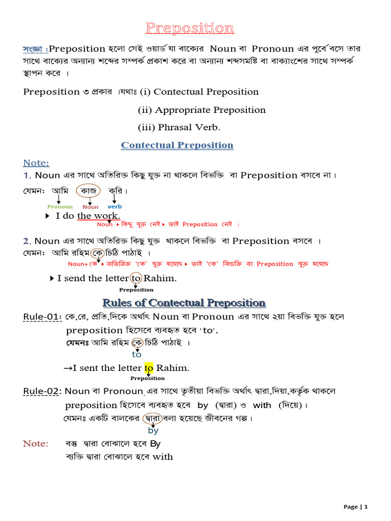 Preposition 1 | PDF