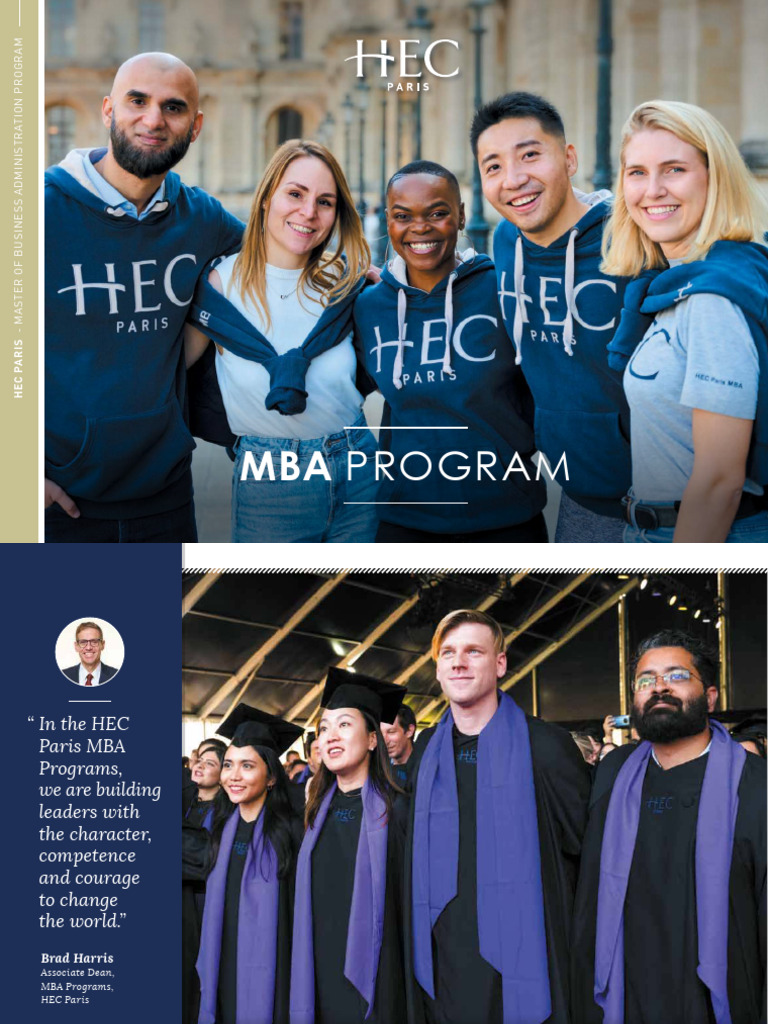 HEC-Paris MBA Brochure 2024 2mo | PDF | Master Of Business ...