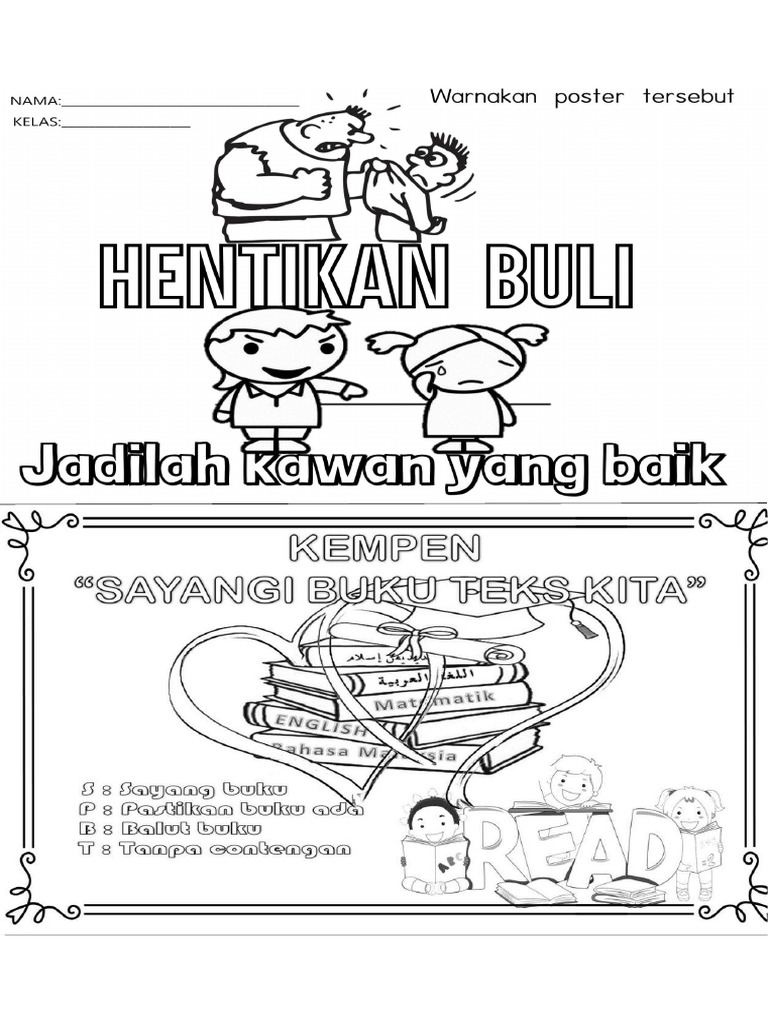 POSTER MEWARNA TAHUN 1 | PDF