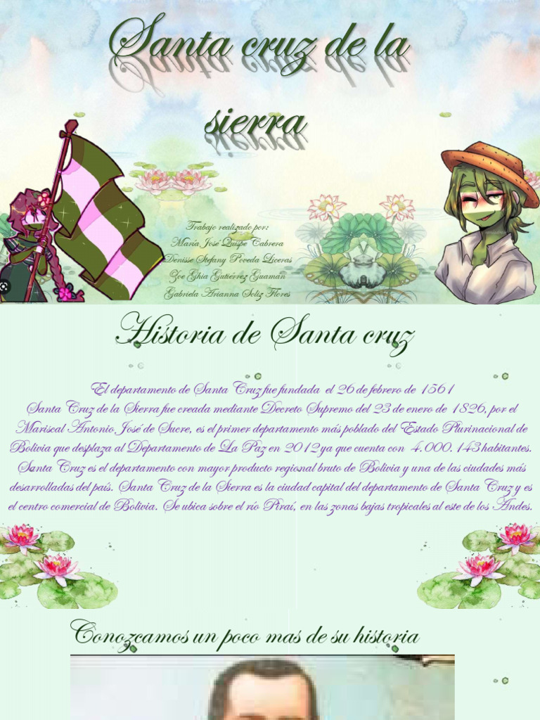 Historia y Cultura de Santa Cruz | PDF
