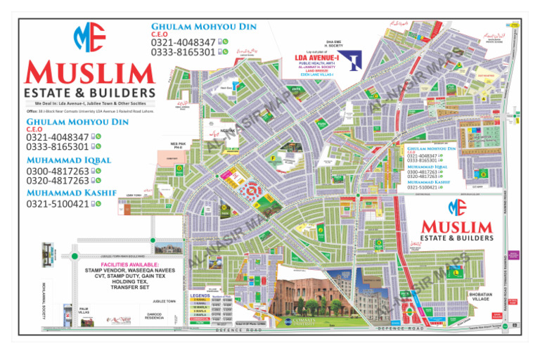 LDA AVENUE-1 Map | PDF