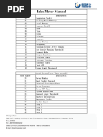 New Inhemeter Codes | PDF | Electric Power | Electricity