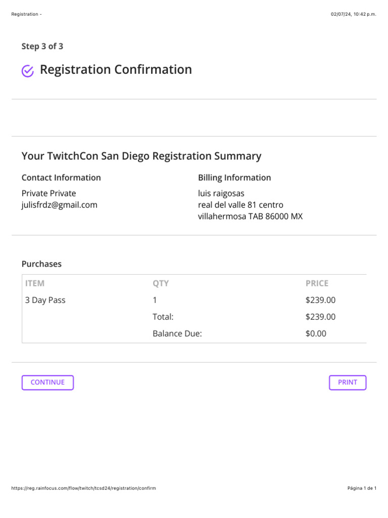 Registration | PDF