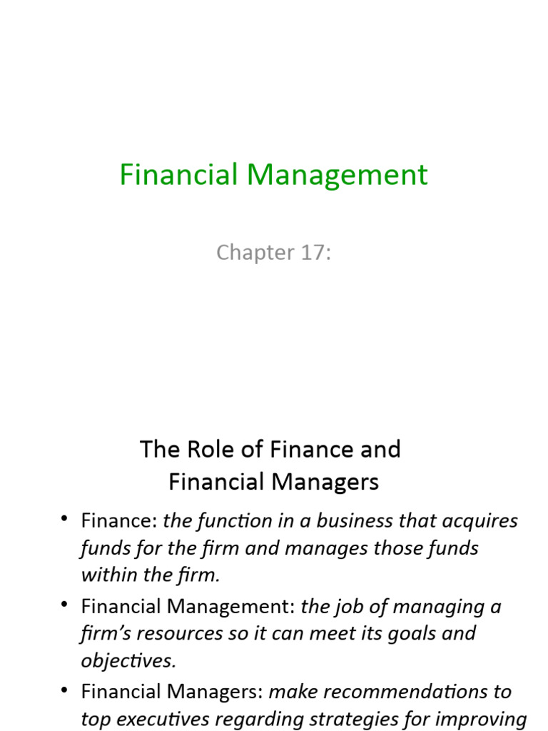 Financial Management and Planning Overview | PDF | Stocks | Loans