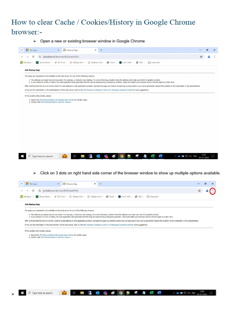 Google Chrome Cache and Cookie Clearing | PDF | Finance & Money ...