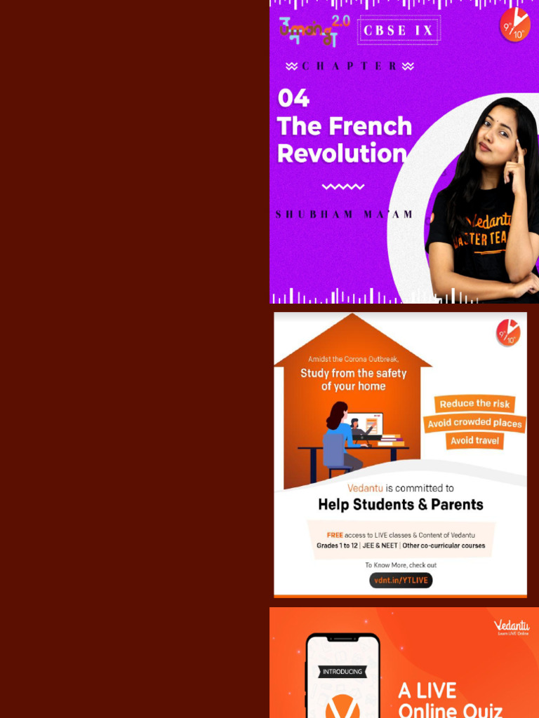 Class 9th history the french revolution vedentu notes pdf