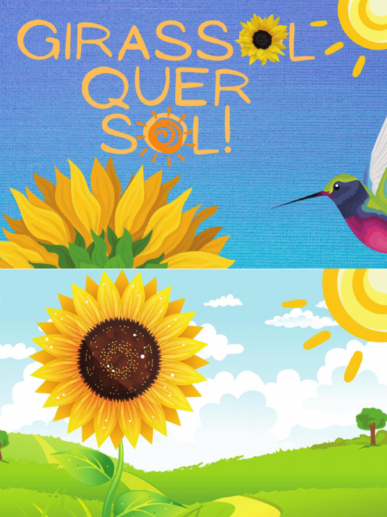 Girassol e sua Amizade com o Sol | PDF | Poesia