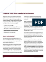 Chapter 8 - Using Active Learning in The Classroom