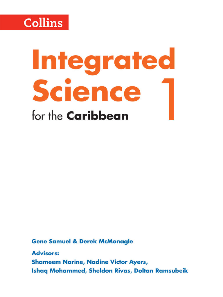 Integrated science 1 for the caribbean textbook pdf