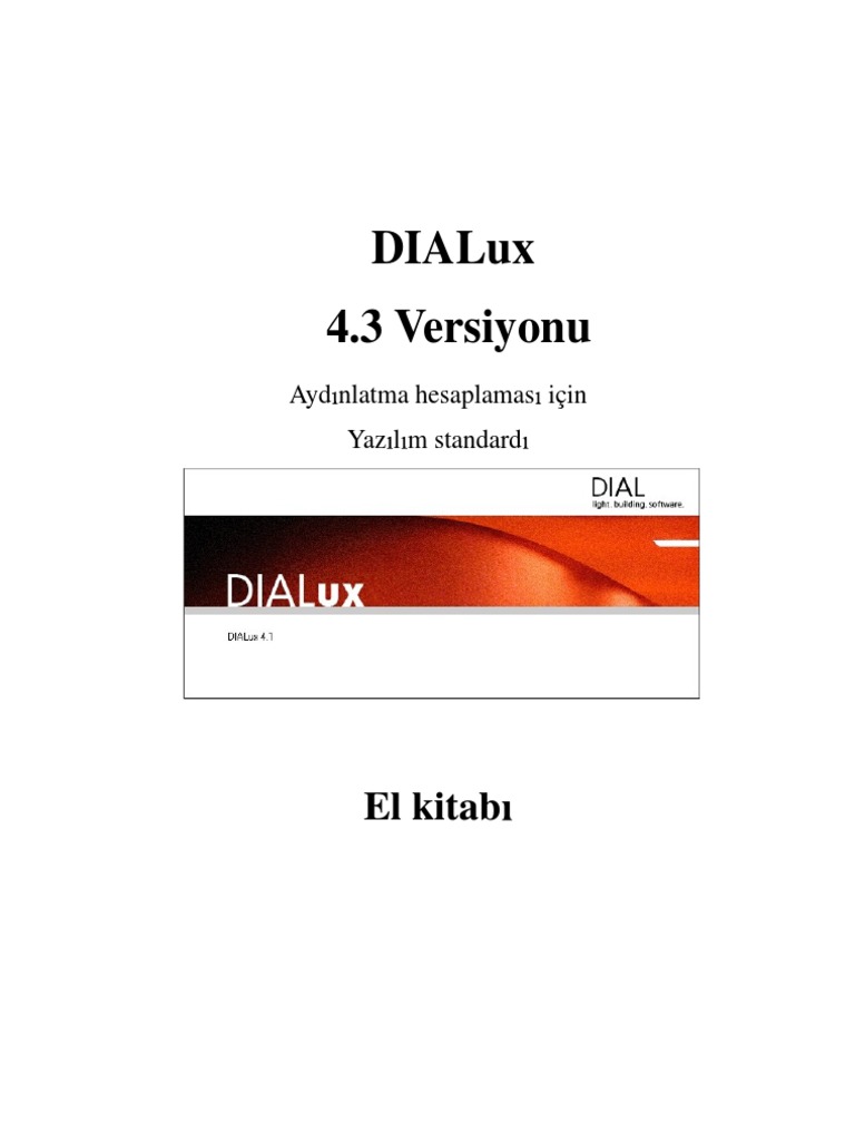 DIALux Manual TR | PDF