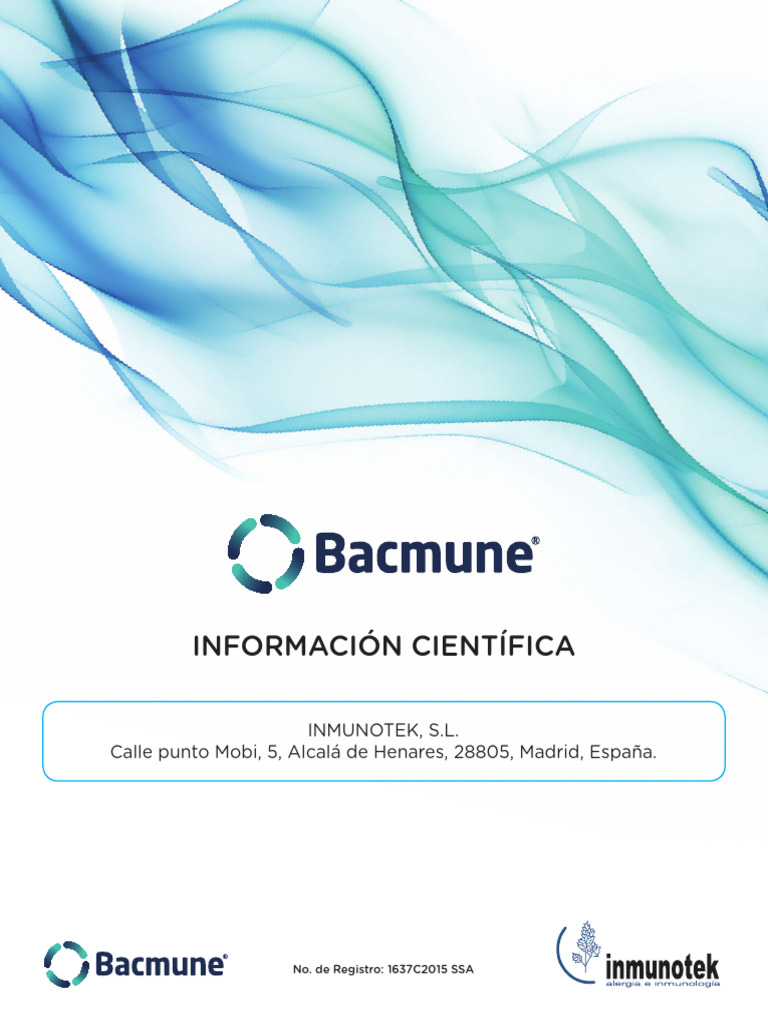 Bacmune: Uso y Efectos Secundarios | PDF | Medicina | Enfermedades y ...