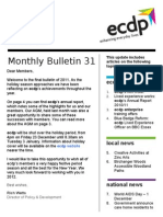 ecdp Email Bulletin 31 