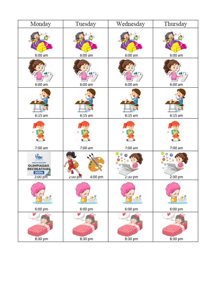 Daily Routine | PDF