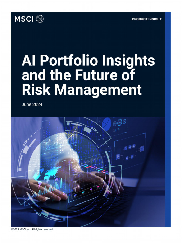 AI Portfolio Insights and The Future of Risk Management | PDF | Msci ...
