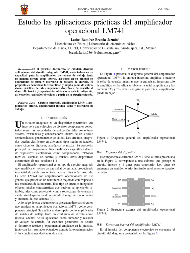 Lab De Electrónica Práctica 6 Pdf Electrónica Red Eléctrica