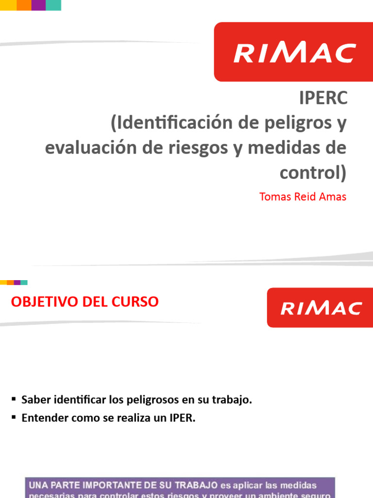 Identificación De Peligros Y Evaluación De Riesgos Y Medidas De Control