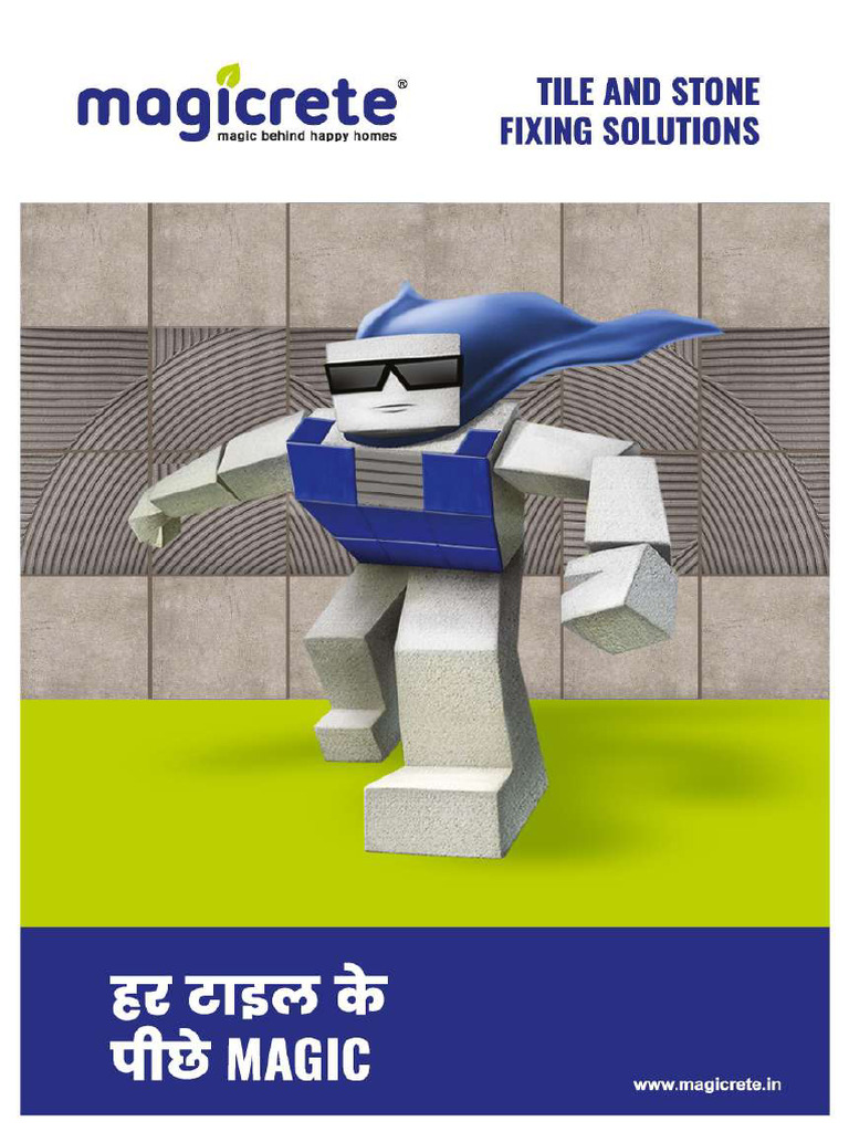 Magicrete Tile Adhesive Brochure - 1704629874 | PDF