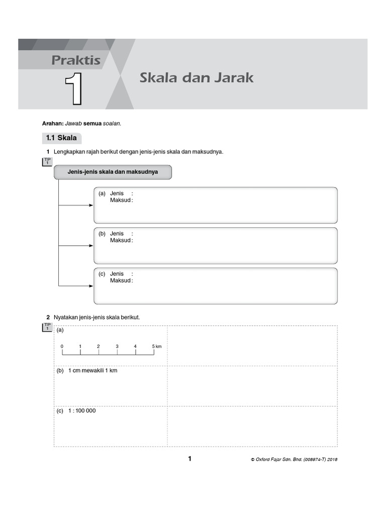 Latihan Geografi Tingkatan 2 Bab Skala Pdf