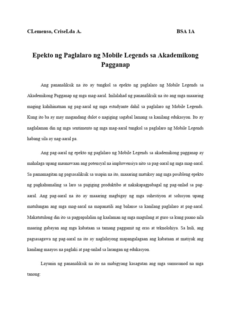 Fildis Concept Paper | PDF