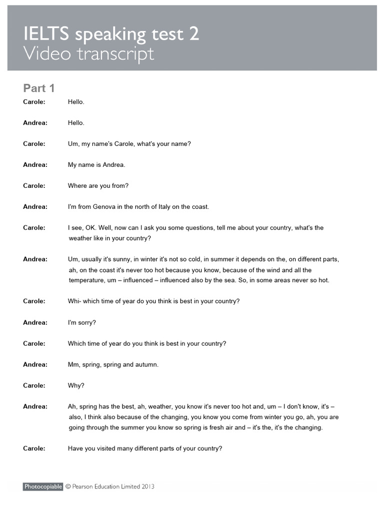 704-Ielts Videotranscript 2 Gedu | PDF | Tourism