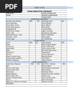 Hotel Houseman Duties Checklist | PDF | Home & Garden