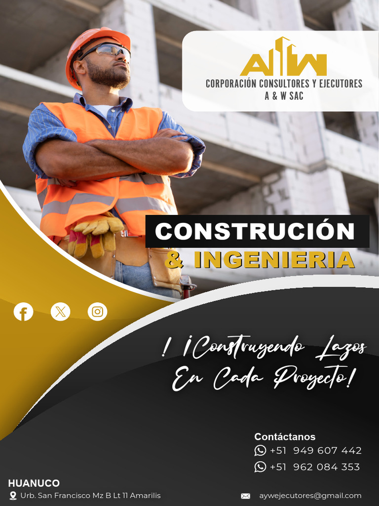 Brochure Corporativo - Corporación Consultores y Ejecutores A&w Sac ...