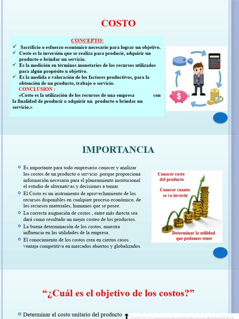 Importancia y Clasificación de Costos | PDF | Costo | Business