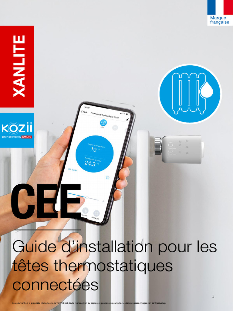 Installation des têtes thermostatiques Kozii | PDF | Soupape