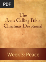 Jesus Calling Bible Christmas Devotional - Week 3