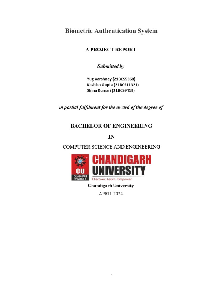 Ap Report Fornt Pages | PDF
