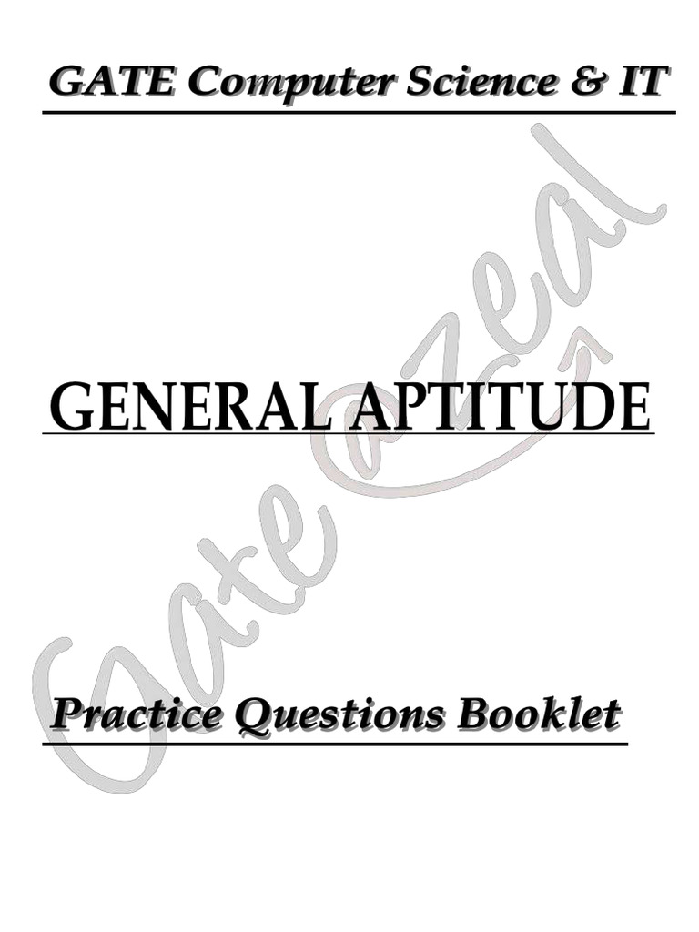 GATE General Aptitude Analysis | PDF | Interest | Percentage