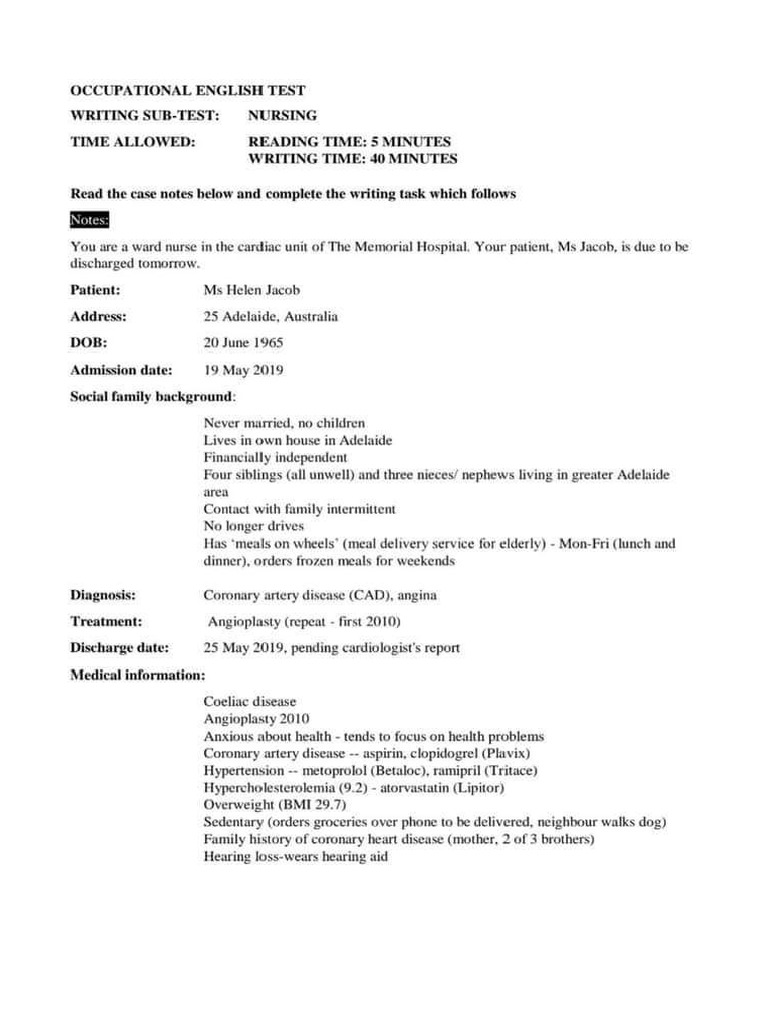 Helen Jacob Oet Letter | PDF