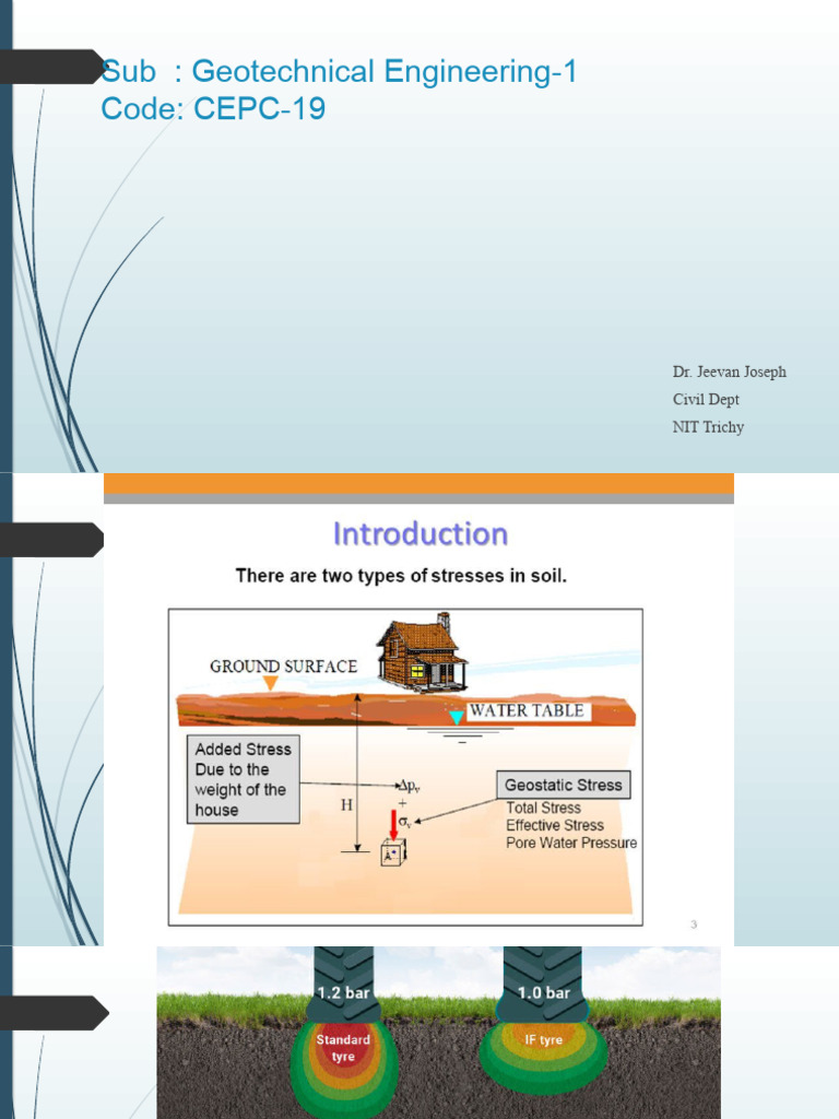 Geostatic Stress in Soils Explained | PDF