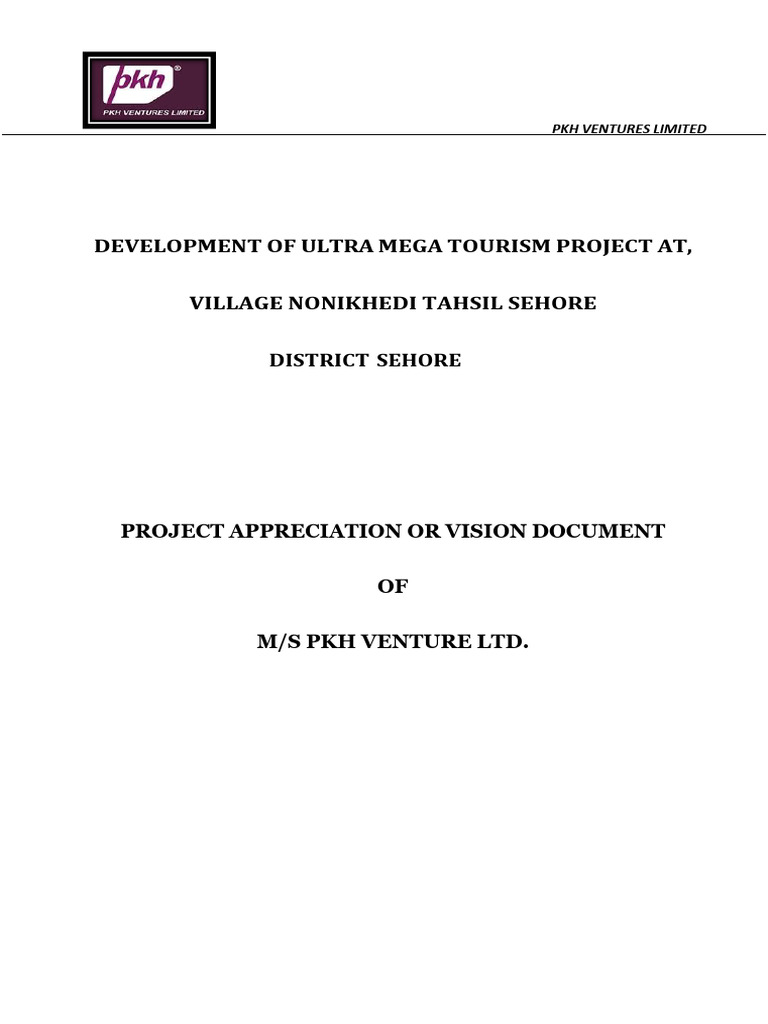Ultra Mega Tourism Project Vision | PDF | Social Science | Travel