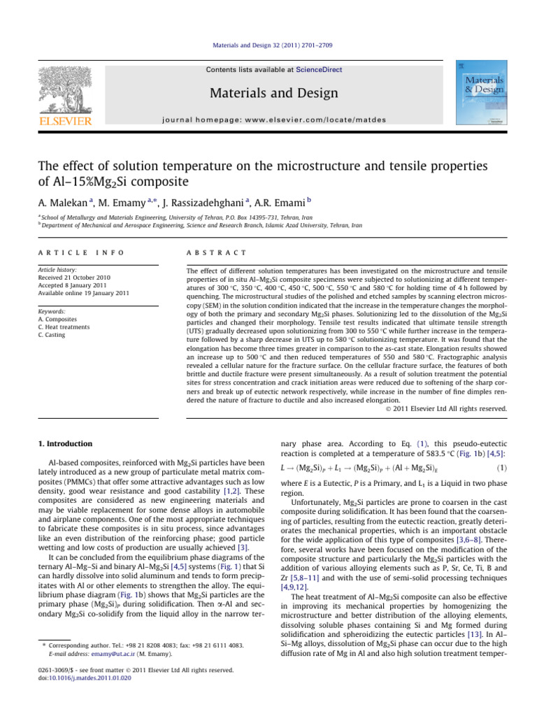 The Effect of Solution Temperature On TH | PDF | Fracture | Heat Treating