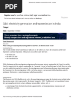 Q&A - Electricity Generation and Transmission in India - Lexology