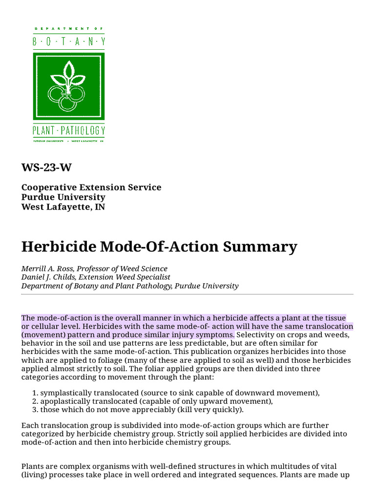 Select Max Herbicide Mode Of Action