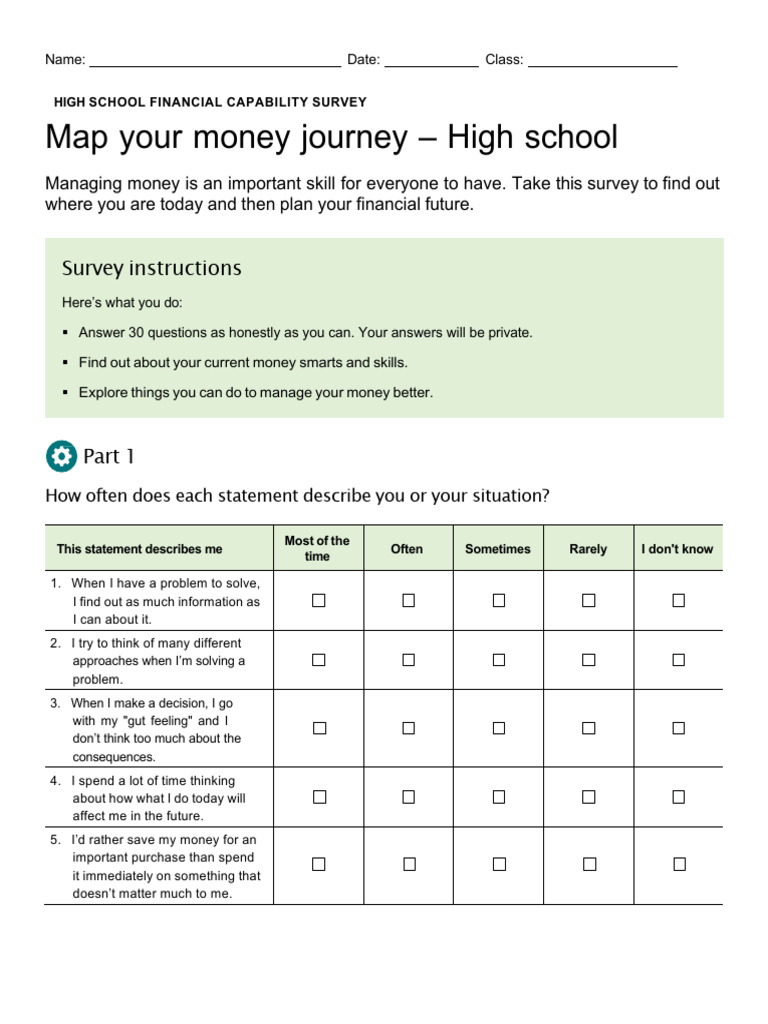 Worksheet 3A Financial Journey | PDF | Interest | Mortgages