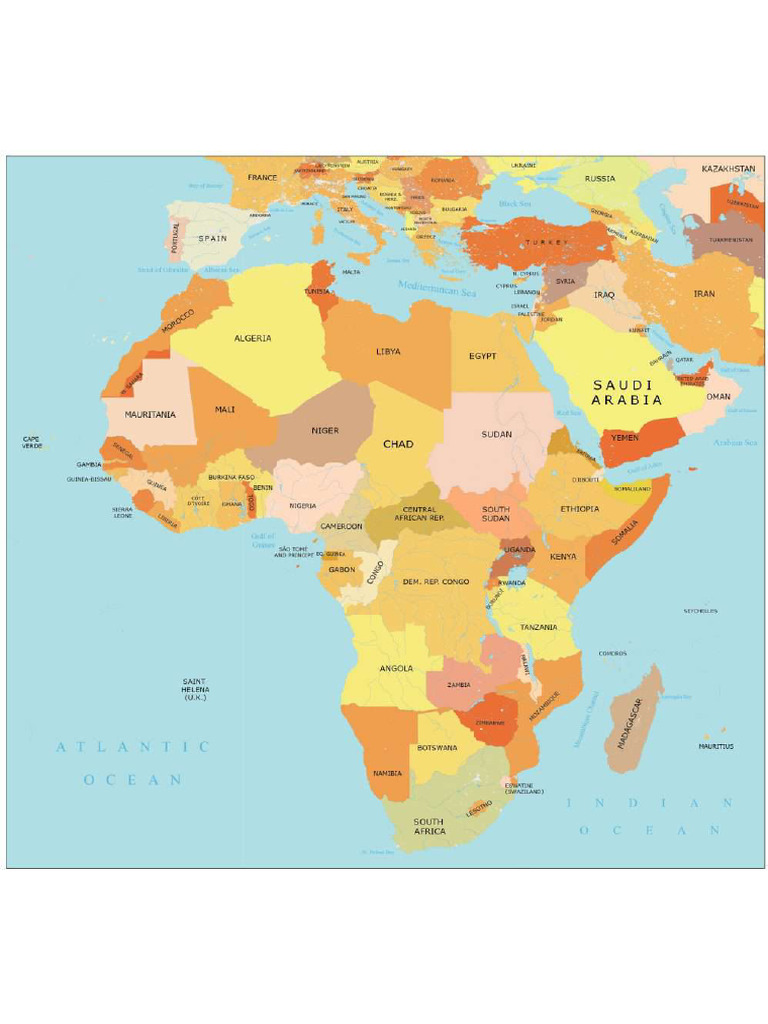 AFRICA COUNTRIES MAP intelligence overview
