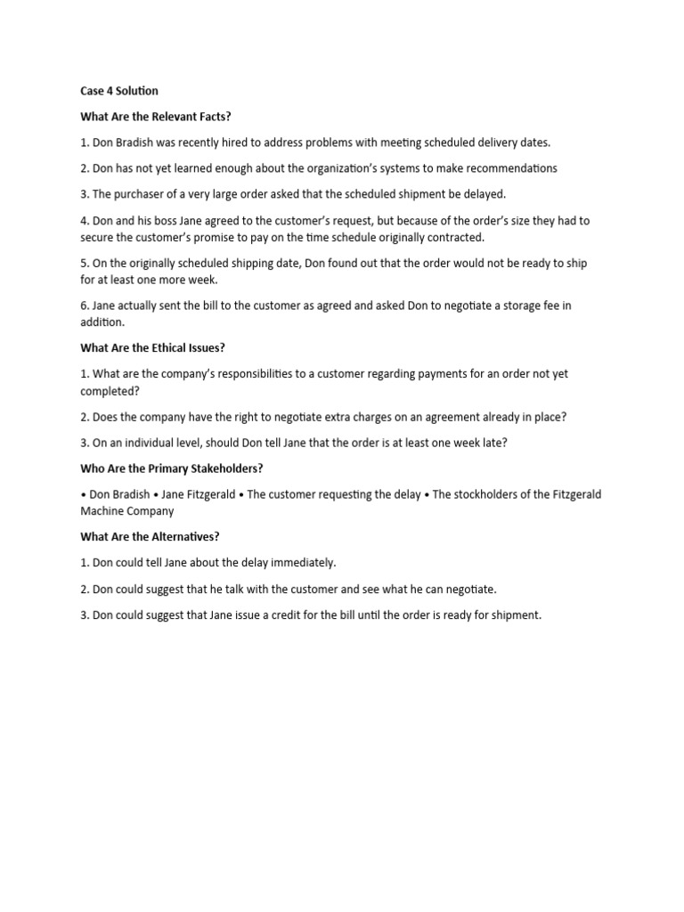 Case 4 solution pdf