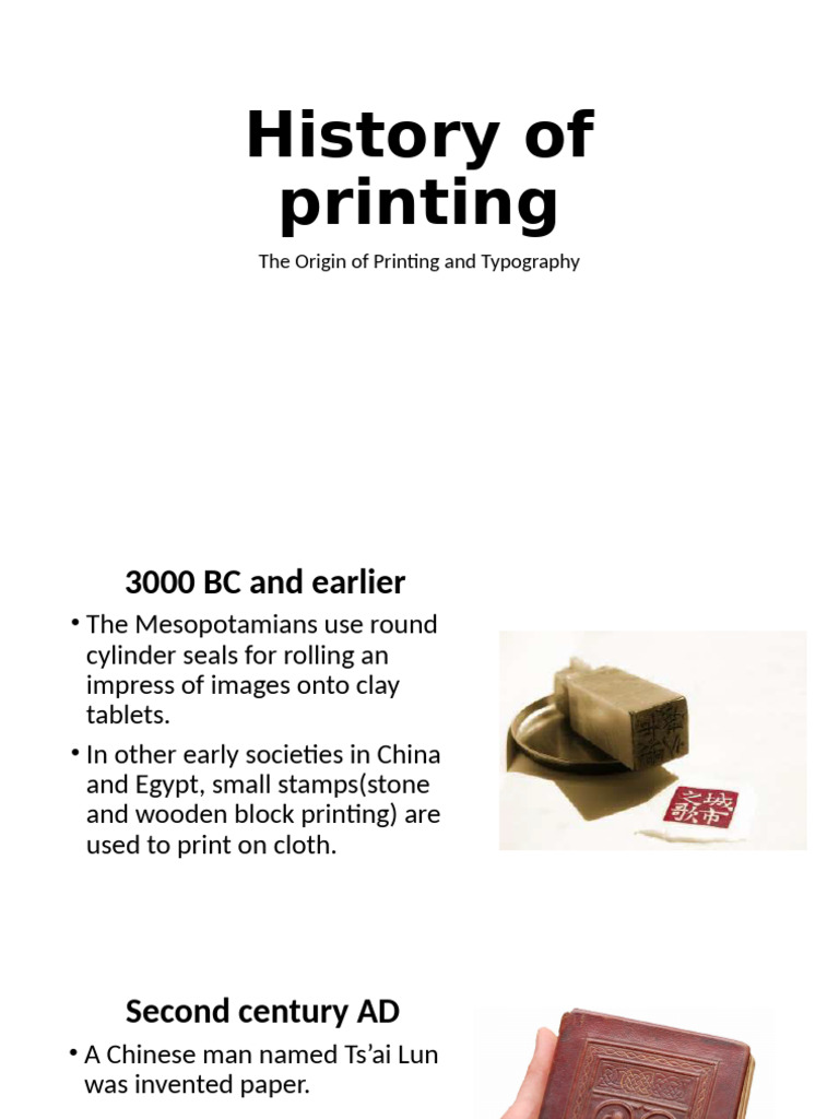 Evolution of the Printing Press | PDF | Printing | Printing Press
